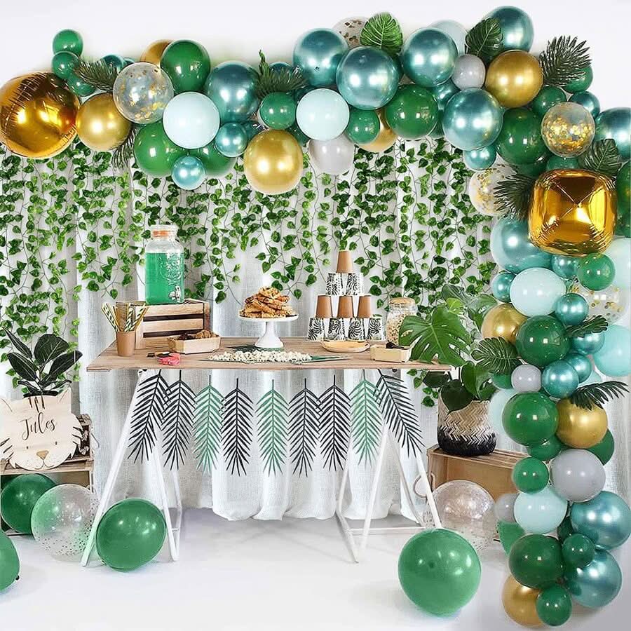 Hanging Vine Decoration – Faux Green Ivy Garland
