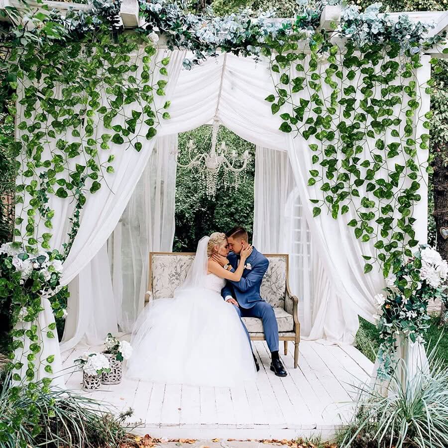 Hanging Vine Decor - Artificial Green Ivy Garland