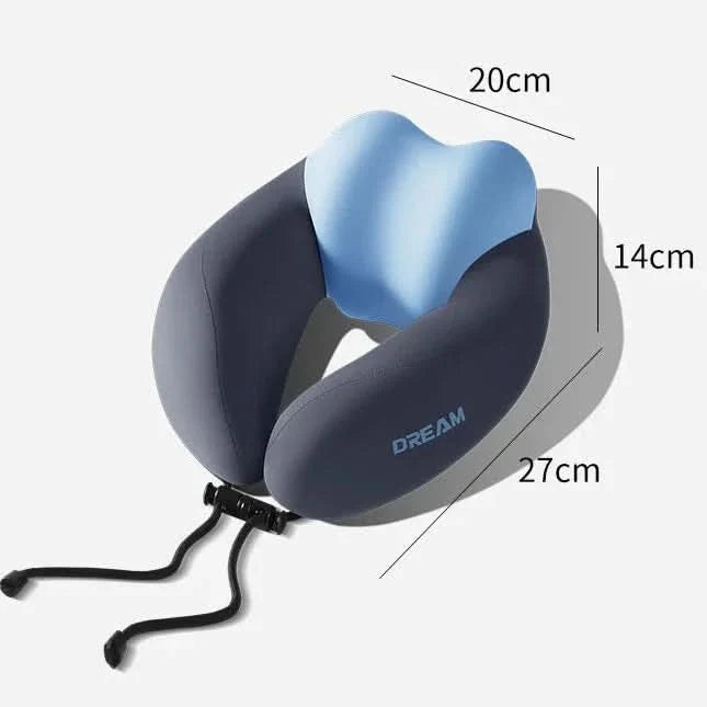 U-Shaped Travel Pillow for Neck Support and Comfort