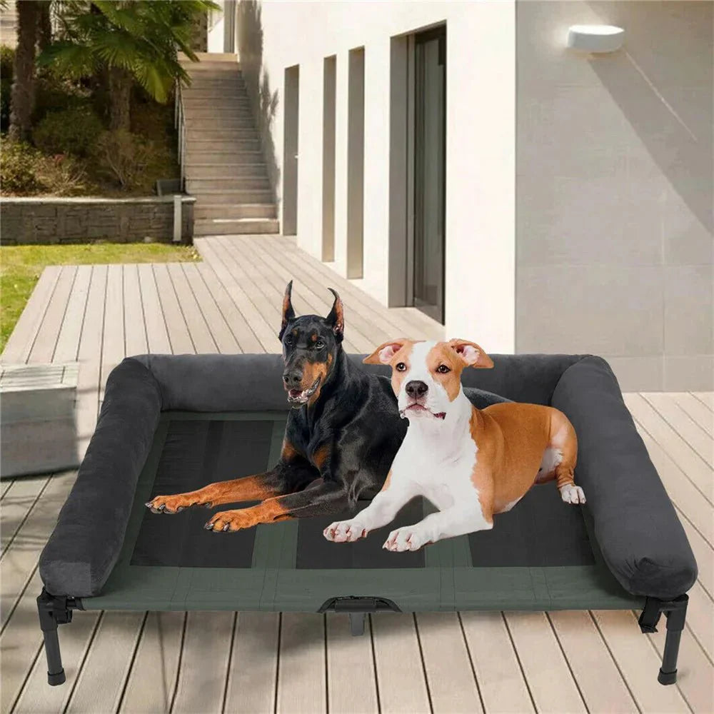Outdoor Elevated Canine Rest Bed for Ultimate Comfort