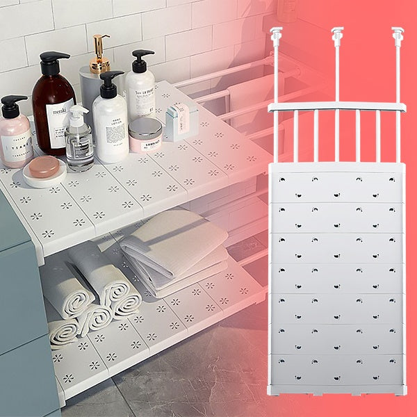 Expandable Shelf Organizer | No-Drill Storage Solution