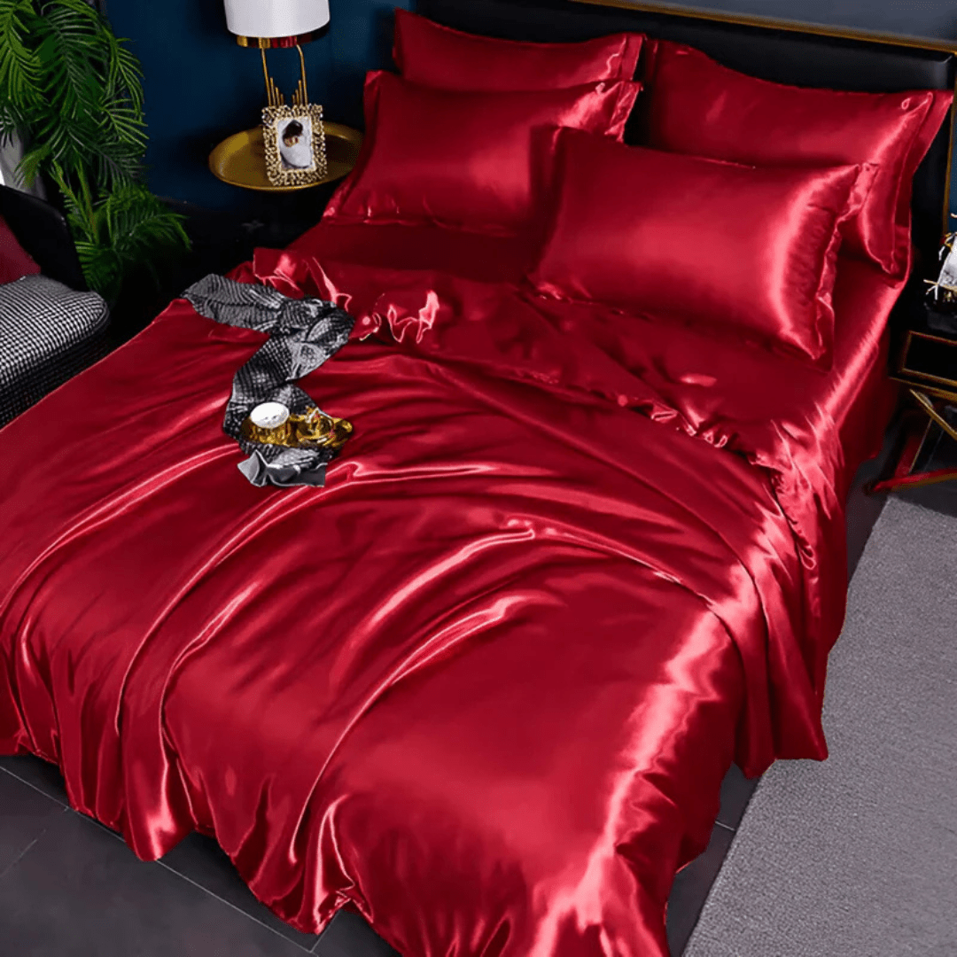 Elegant Satin Bed Linen Set for Unmatched Relaxation