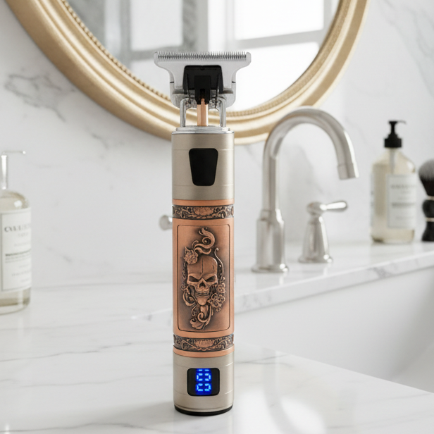 Battery Operated Precision Beard Trimmer with Ergonomic Design