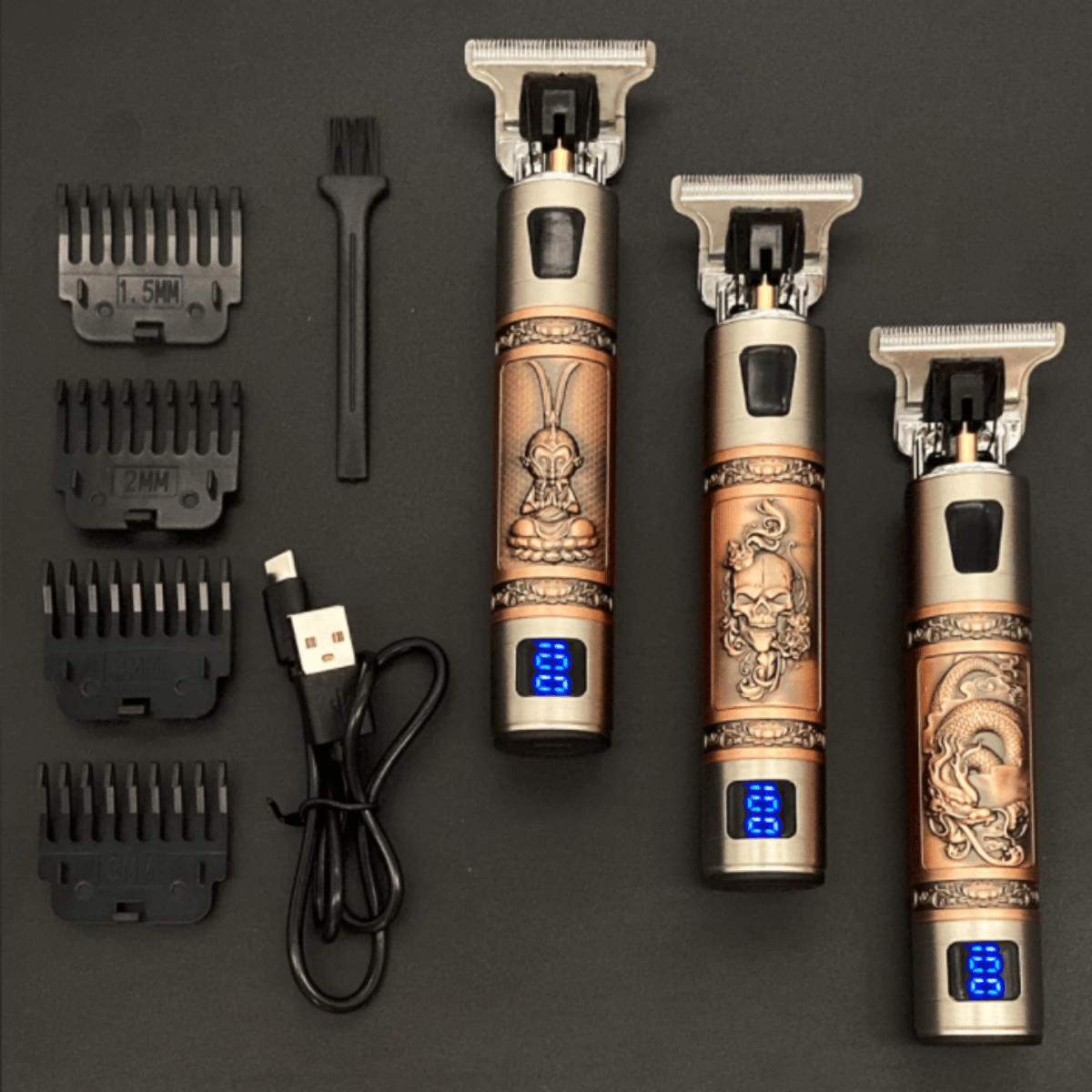Battery Operated Precision Beard Trimmer with Ergonomic Design