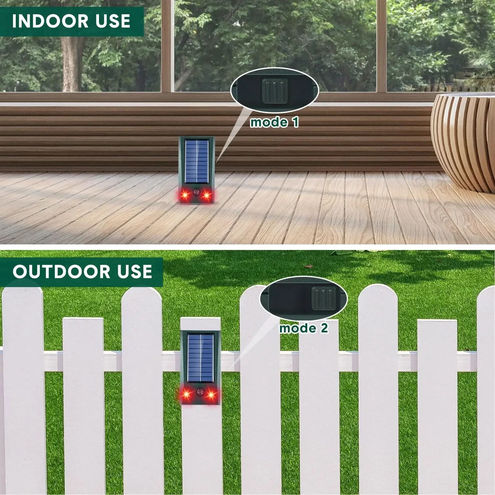 Motion-Activated Bird Deterrent for Home Gardens