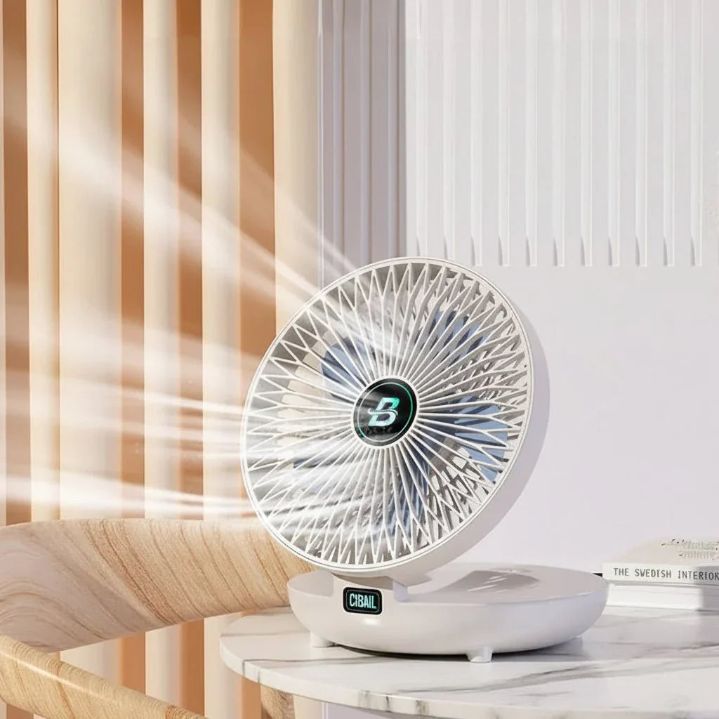 Compact USB-Powered Fan with Adjustable Speed Options