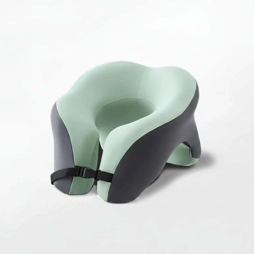Ergonomic Neck Support Travel Pillow with Memory Foam