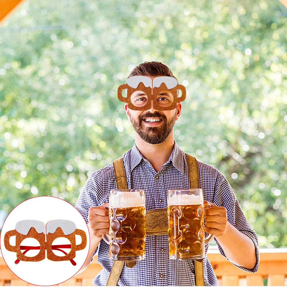 Festive Beer Mug Glasses | Fun Party Accessories for Celebrations