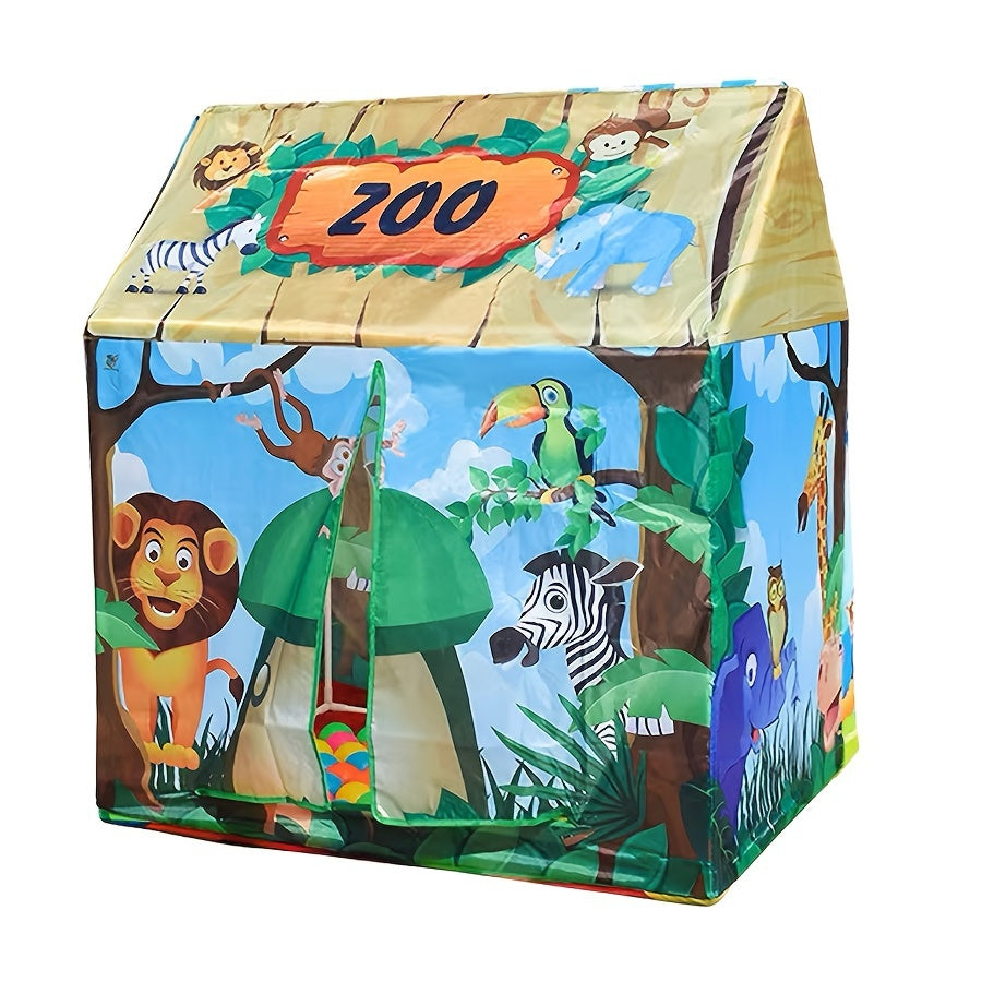 Jungle Explorer Playhouse with Fun Burger Meal Set