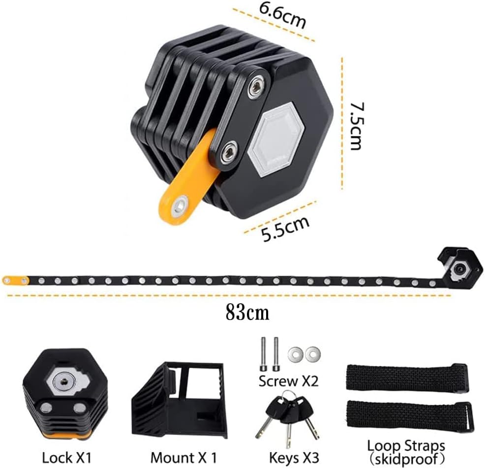 SecureFold Compact Bike Lock for Ultimate Theft Defense