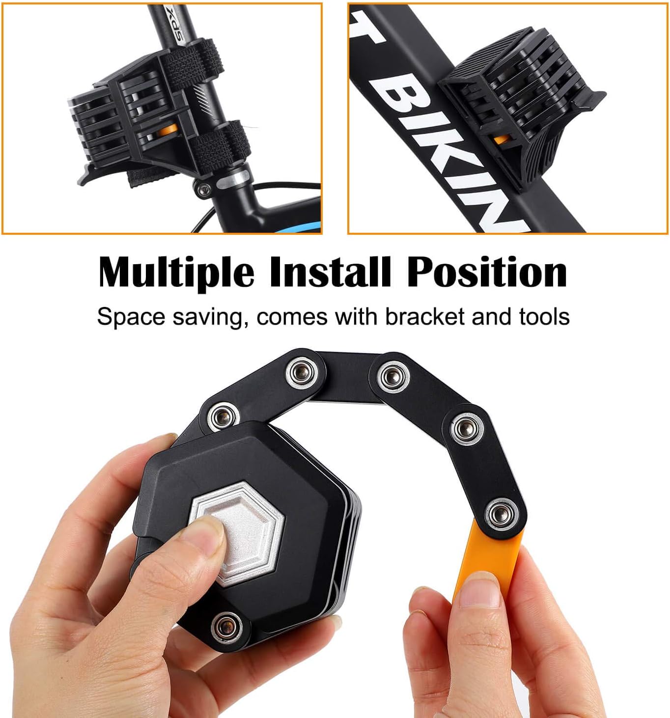 SecureFold Compact Bike Lock for Ultimate Theft Defense