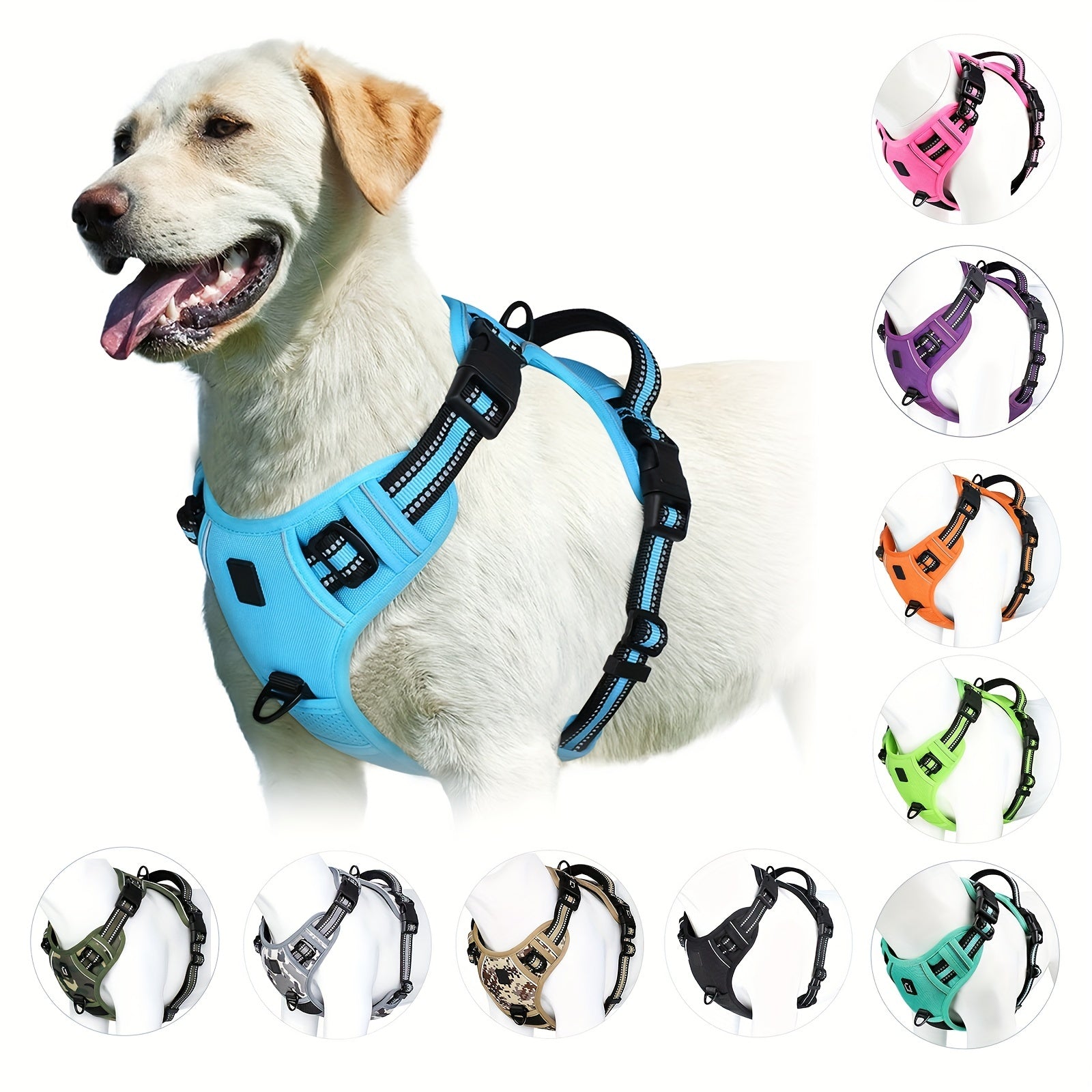 ComfortFit Adjustable Dog Harness for Controlled Walks