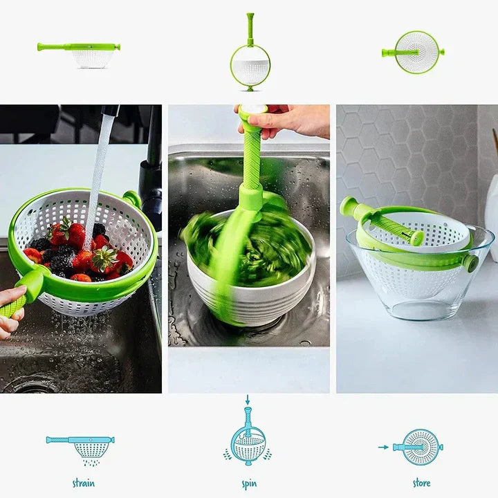 Salad Spinner and Vegetable Wash Filter