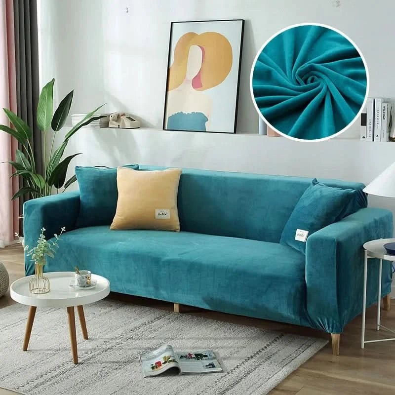 LuxGuard – Premium Velvet Sofa Protector for Style & Durability