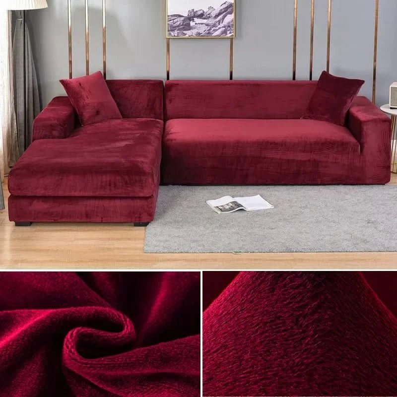 LuxGuard – Premium Velvet Sofa Protector for Style & Durability