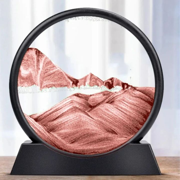 3D Sand Art Hourglass | Deep Sea Design | Calming Flowing Effect