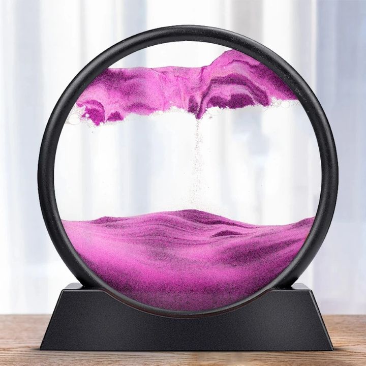 3D Sand Art Hourglass | Deep Sea Design | Calming Flowing Effect