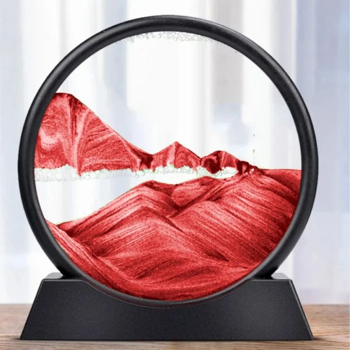 3D Sand Art Hourglass | Deep Sea Design | Calming Flowing Effect