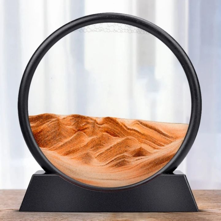3D Sand Art Hourglass | Deep Sea Design | Calming Flowing Effect