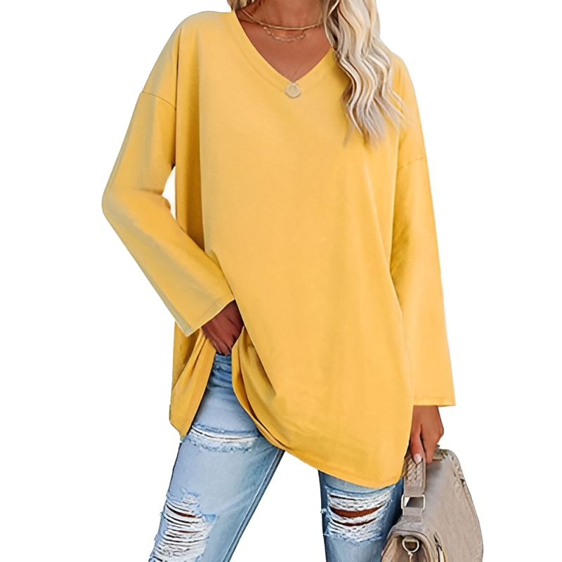 Long Sleeve V-Neck Sweater