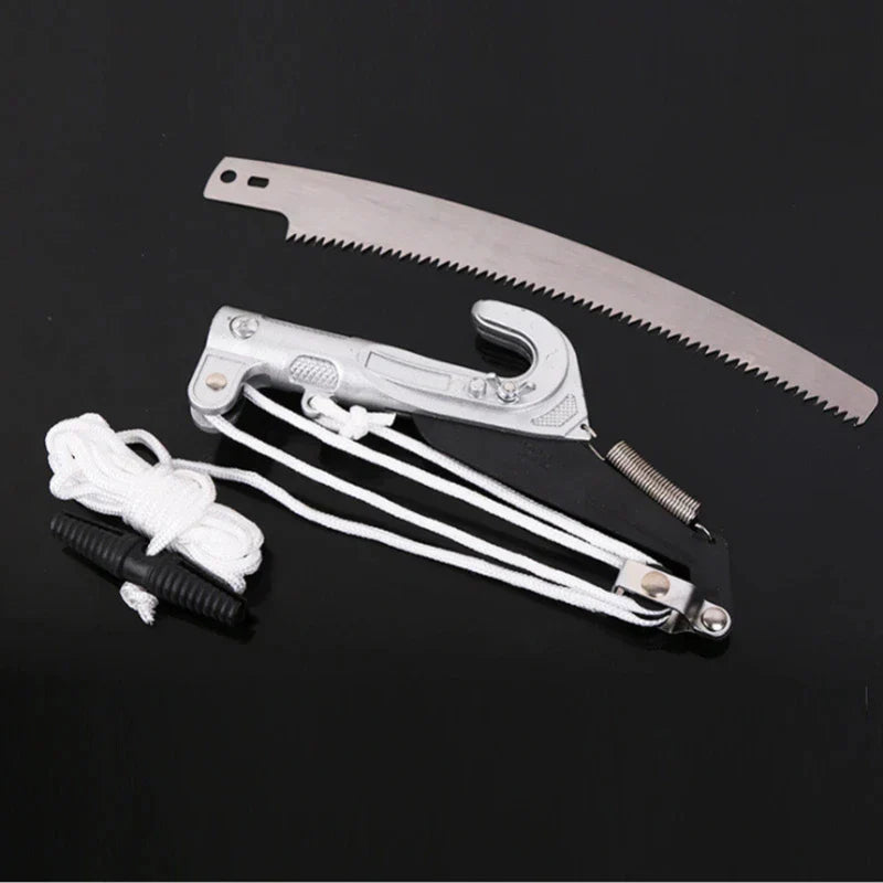 Extendable Tree Trimmer | Dual-Rope Cutting Tool for High Branches
