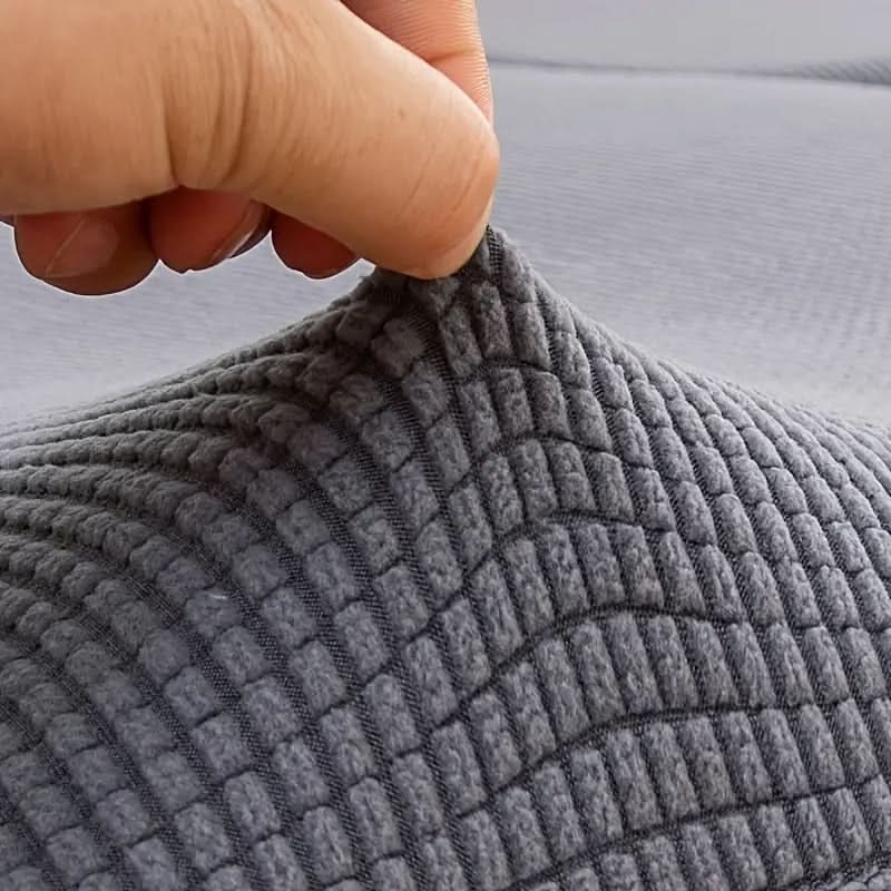 Thick Solid Color Sofa Seat Cover for Comfortable Stretch Fit
