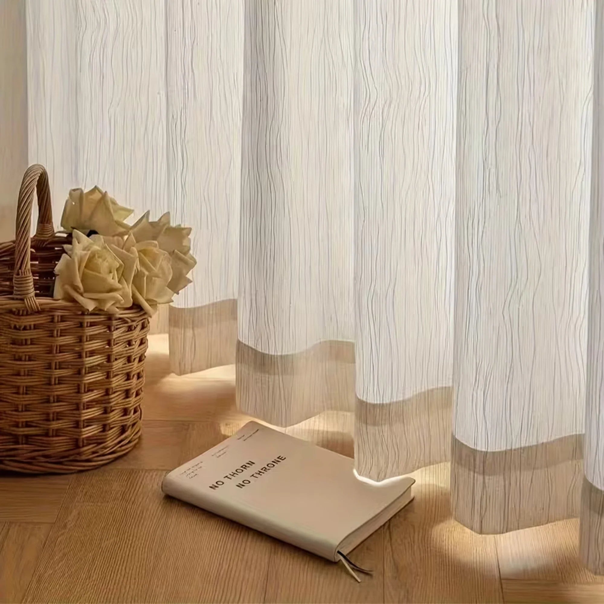 LUMENFLOW - Elegant Sheer Window Drapes for Soft Light Control