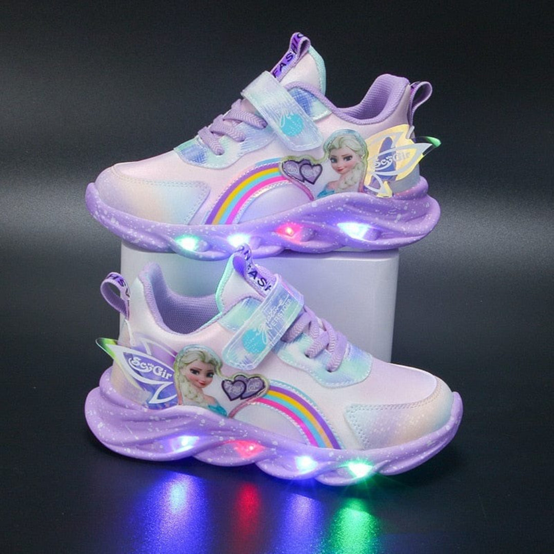 Glowing Fairy Tale Sneakers for Kids with LED Lights
