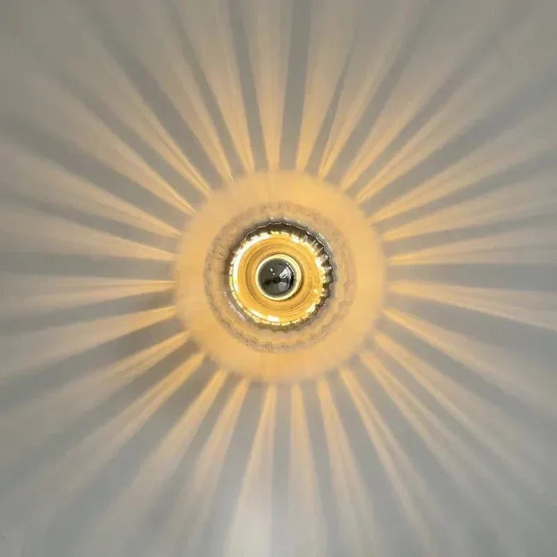 Elegant Wall Fixture with Glass Shade for Modern Spaces