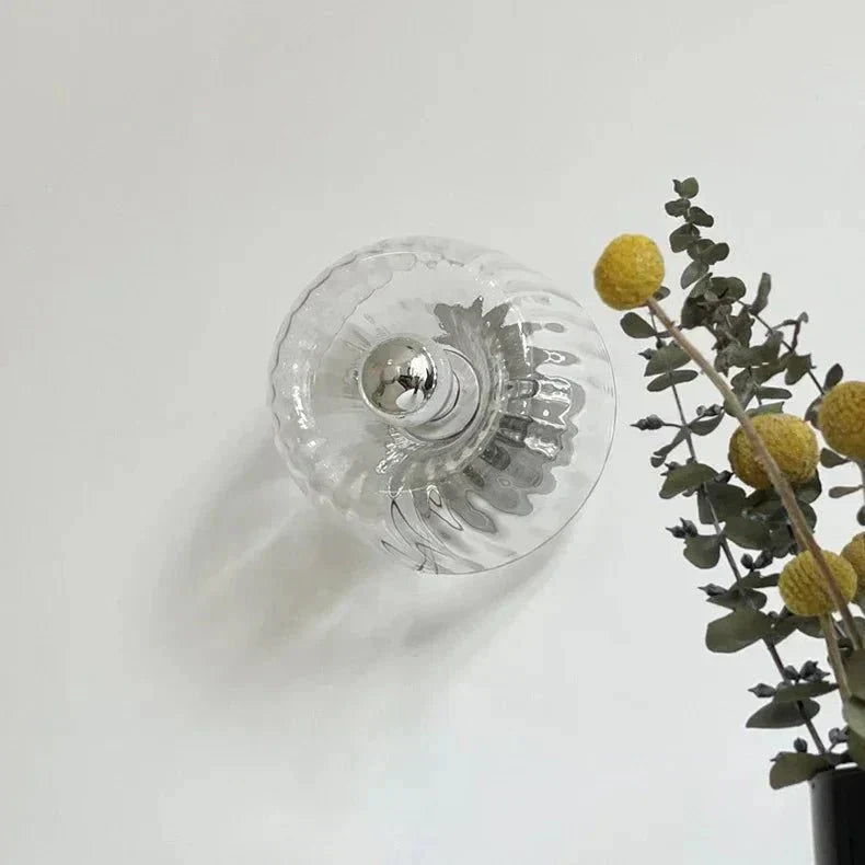 Elegant Wall Fixture with Glass Shade for Modern Spaces