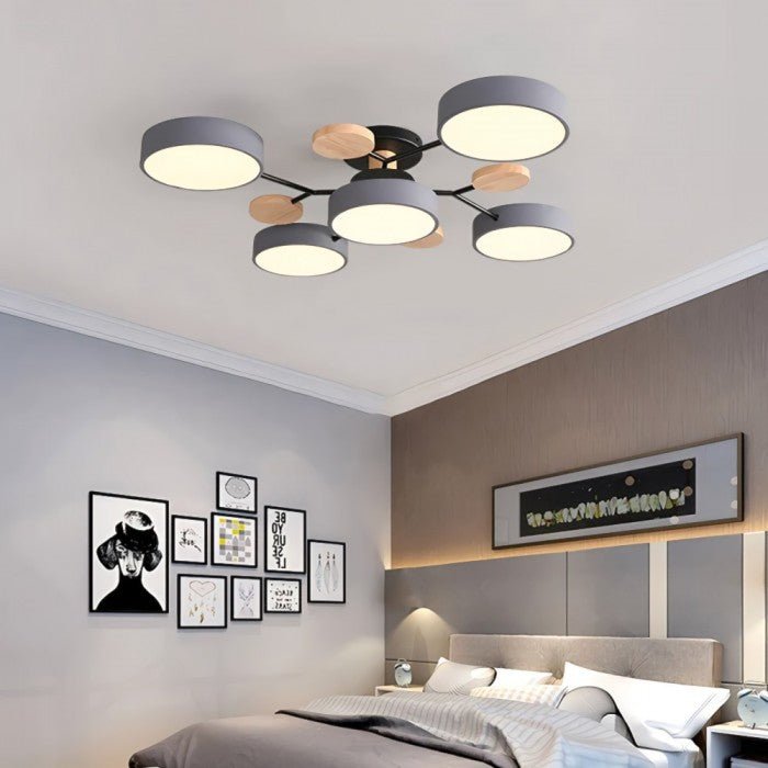 Nordic-Inspired LED Ceiling Light – Artistic Branch Design