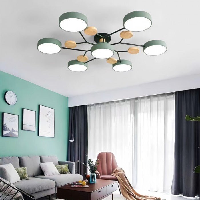 Nordic-Inspired LED Ceiling Light – Artistic Branch Design