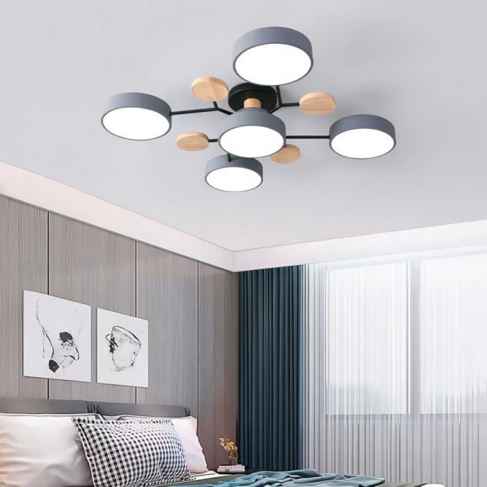 Nordic-Inspired LED Ceiling Light – Artistic Branch Design