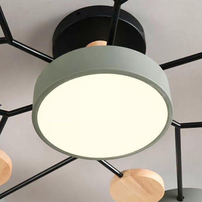 Nordic-Inspired LED Ceiling Light – Artistic Branch Design