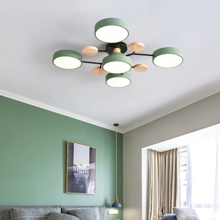 Nordic-Inspired LED Ceiling Light – Artistic Branch Design