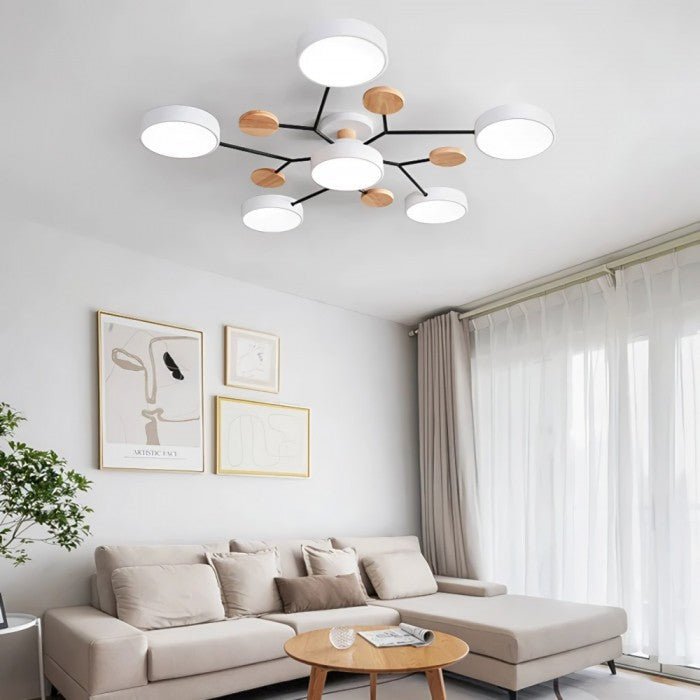 Nordic-Inspired LED Ceiling Light – Artistic Branch Design