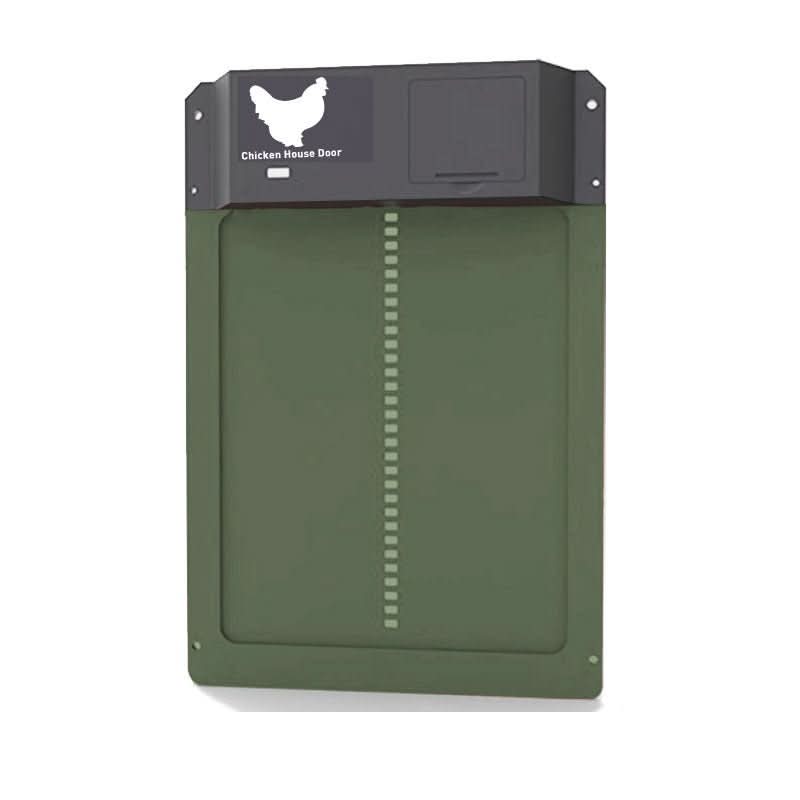 Smart Coop Guardian Door with Light Detection and Weather Shield