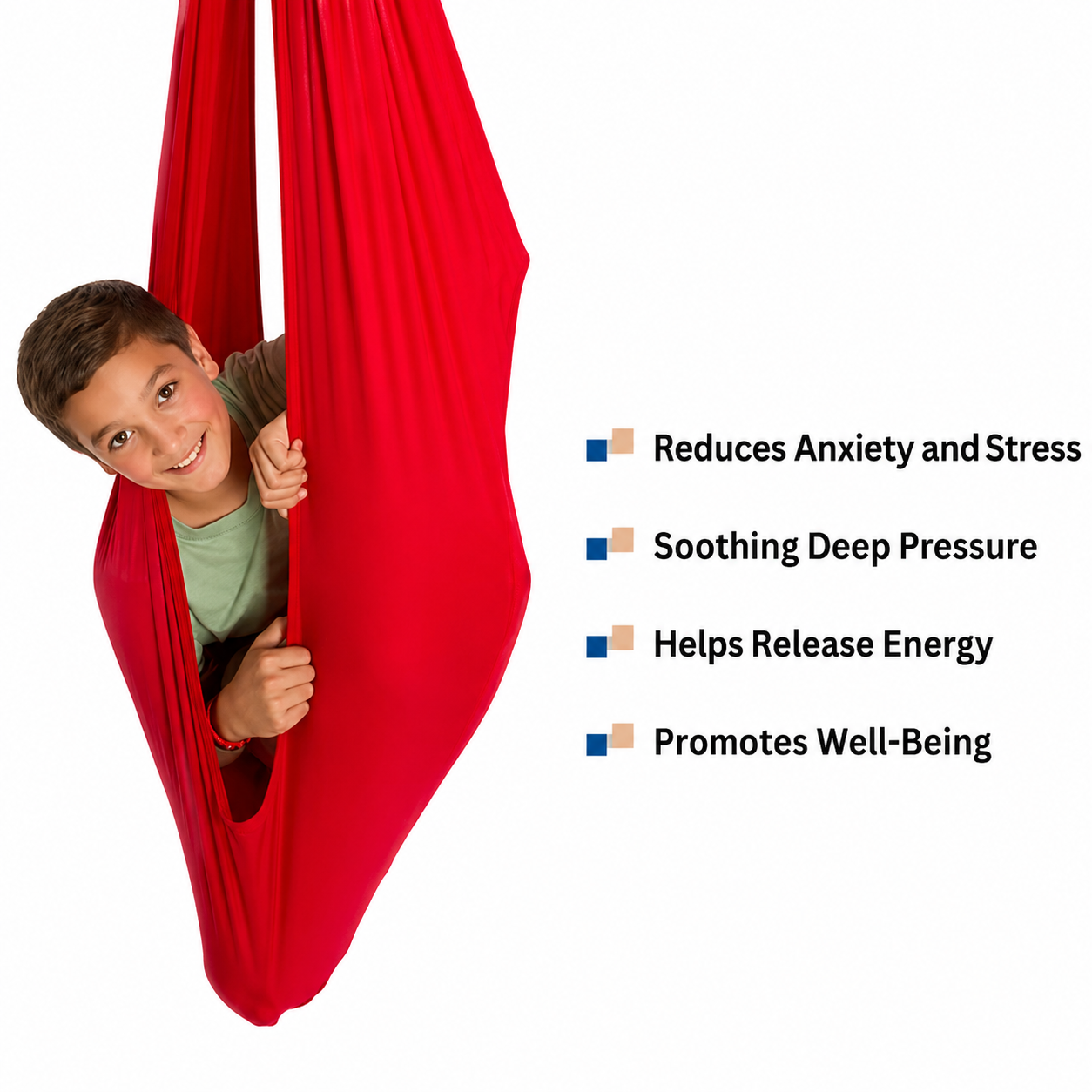 Children's Therapy Swing | Sensory Elastane | Indoor Calm for ADHD Autism
