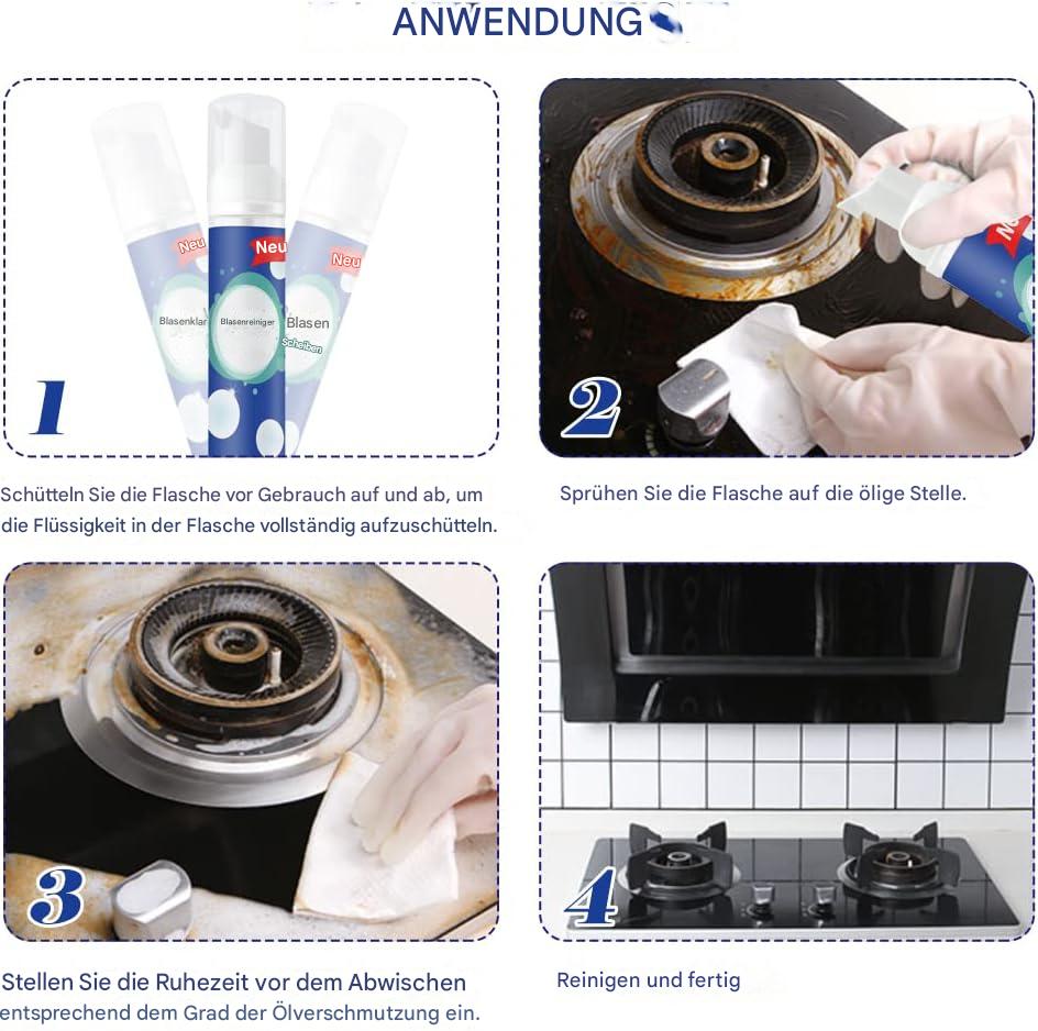 Foaming Kitchen Cleaner | Grease Dissolver | No Scrubbing Required