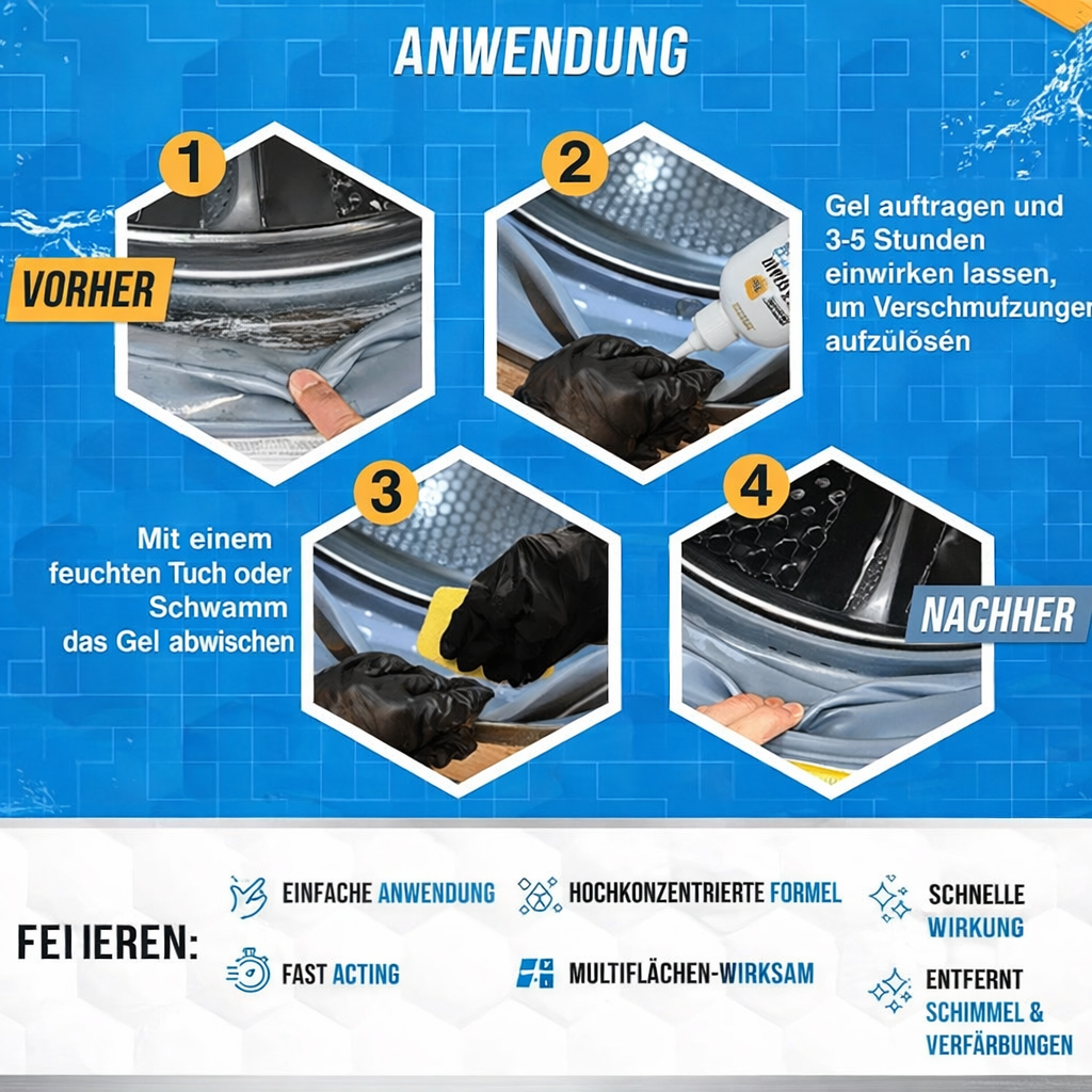 Mold Removal Gel for Deep Cleaning - Strong Adhesion Formula