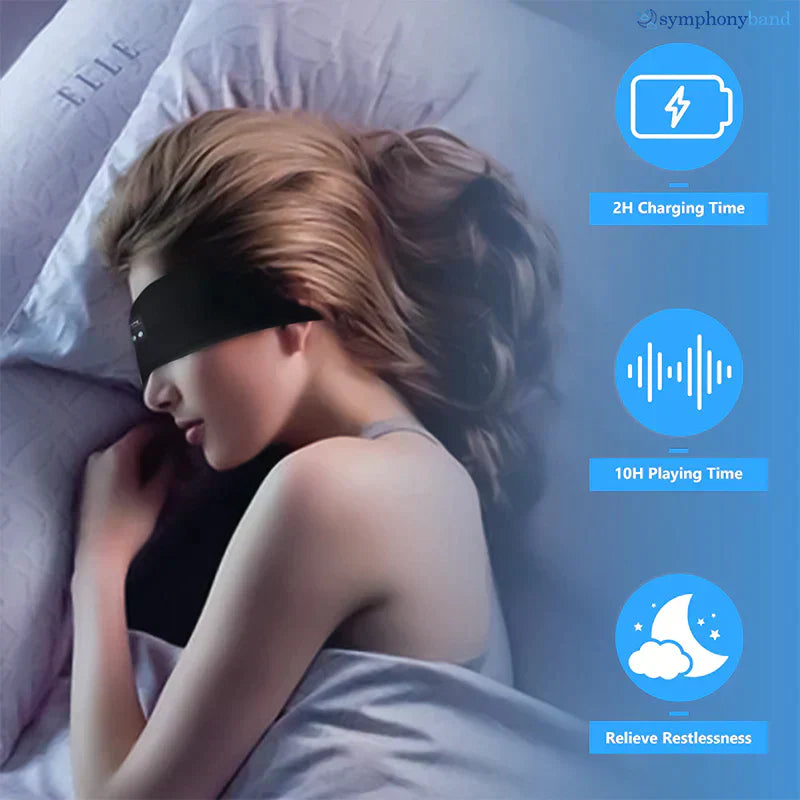 Bluetooth Sleep Headphones Headband | Flat Speakers | Side Sleeper