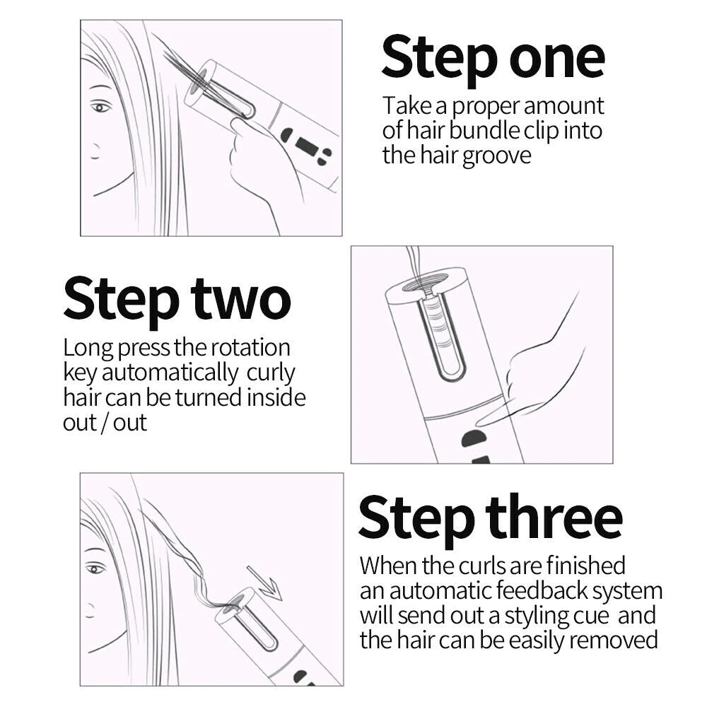 Wireless Automatic Curling Iron