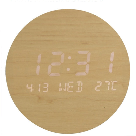 Nordic Elegance: Modern Digital Wall Clock for Every Space