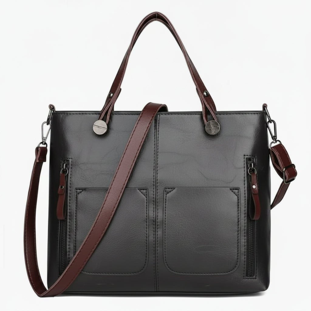 Crossbody Bag in PU Leather | Magnetic Closure | Microfiber Lining