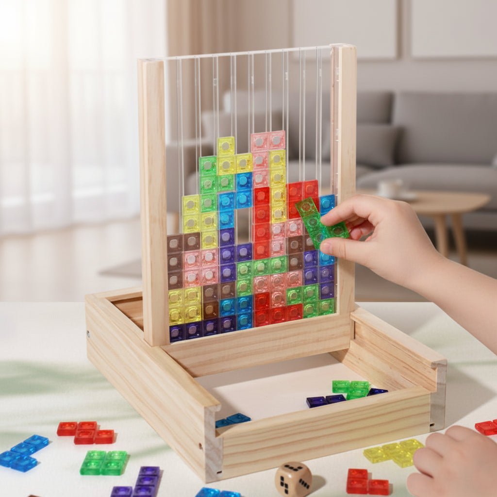 Eco-Friendly Wooden Puzzle for Enhanced Cognitive Skills