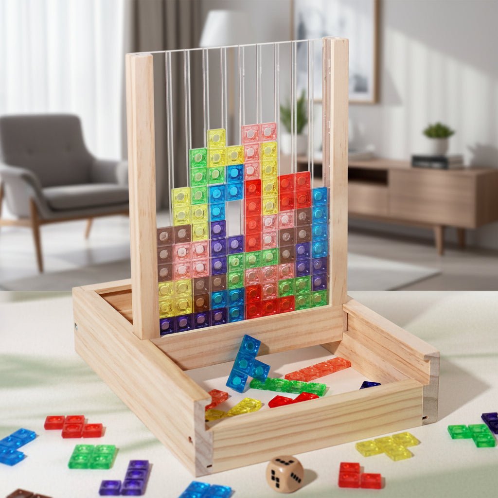 Eco-Friendly Wooden Puzzle for Enhanced Cognitive Skills
