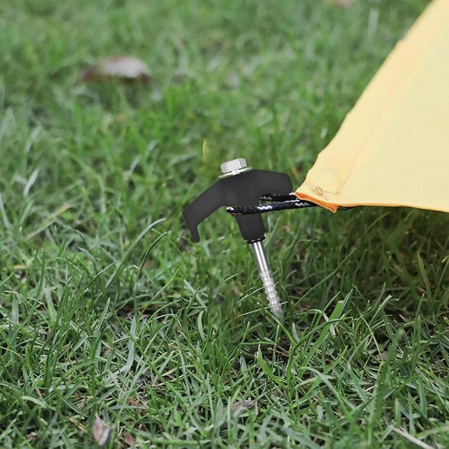 Secure Ground Steel Tent Anchors – 12 Pack for Reliable Camping