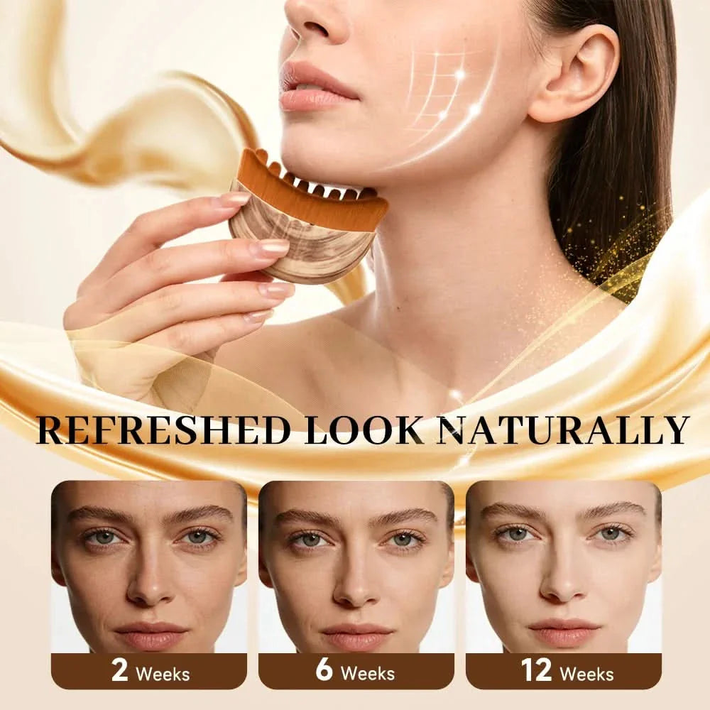 Portable Facial Sculpting Brush for Lymphatic Drainage