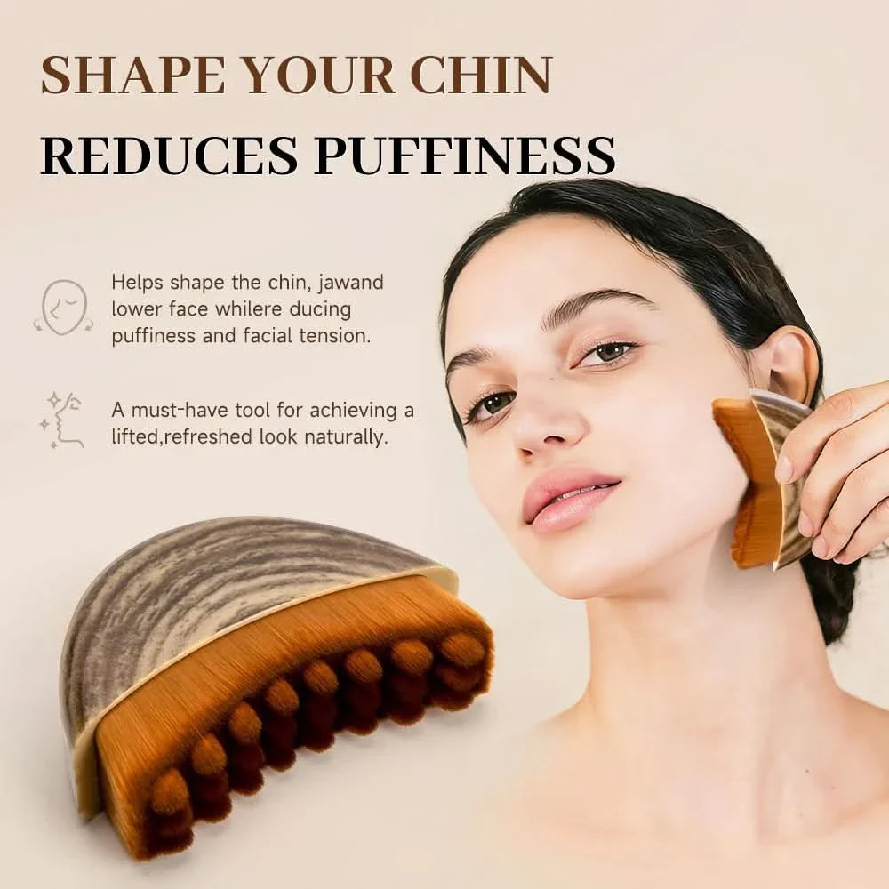 Portable Facial Sculpting Brush for Lymphatic Drainage