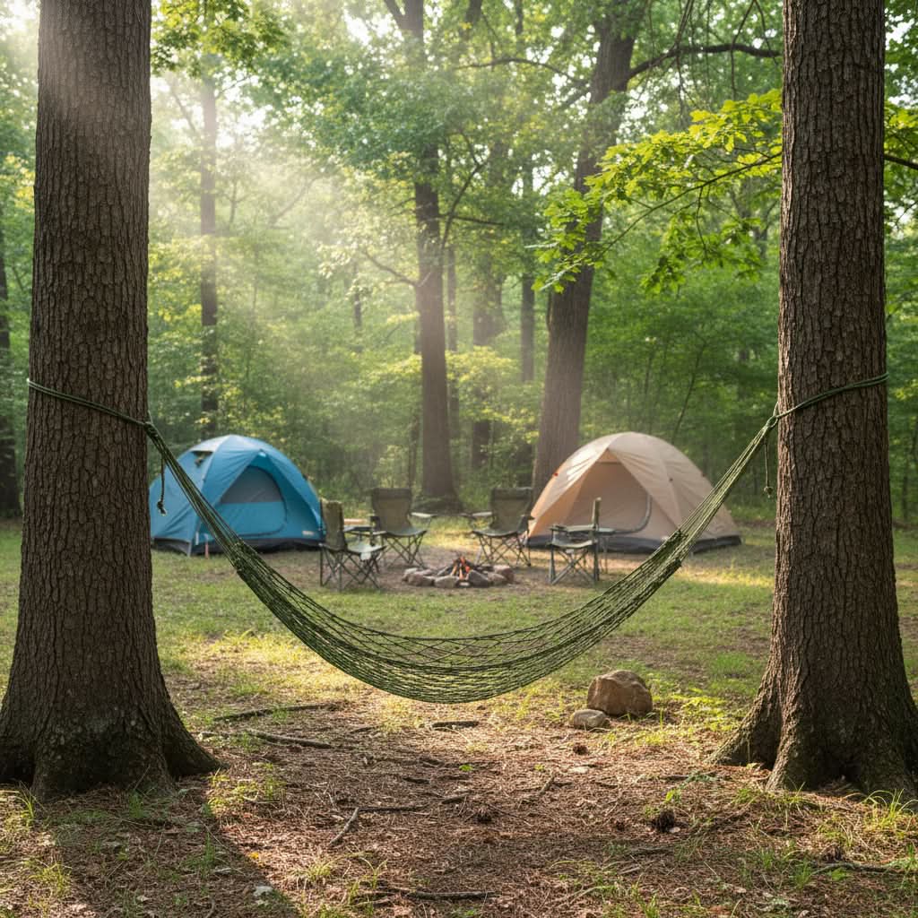 Portable Travel Hammock with Carry Bag for Convenient Use